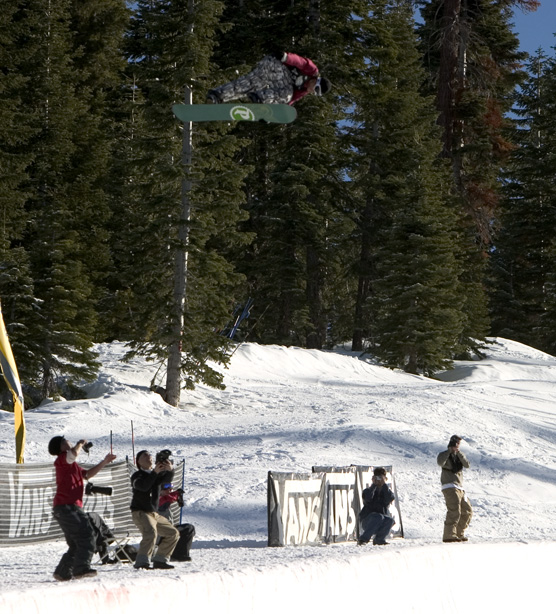 Backside crail in the northstar pipe during the Triple Crown. Photo by Aman Teter. I always loved this shot, but never got run because it was slightly out of focus. 